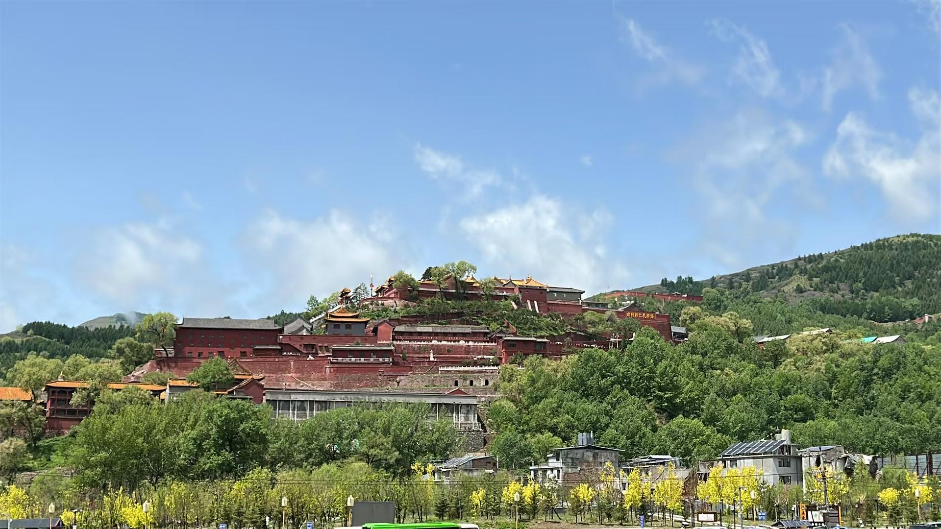 Mount Wutai Temple View